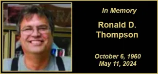Memorial photo of Ronald D. Thompson of Holly, Colorado.