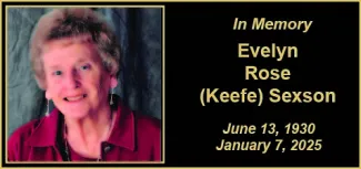 Memorial photo for Evelyn Rose (Keefe) Sexson
