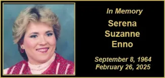 Memorial photo for Serena Suzanne Enno