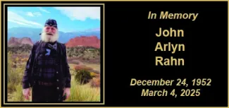 Memorial photo of John Arlyn Rahn