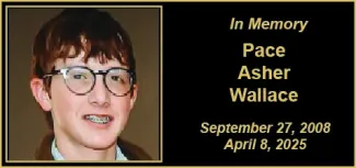 Memorial photo for Pace Asher Wallace