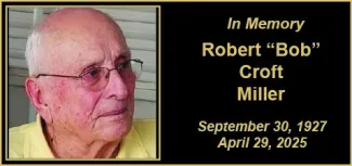Memorial photo for Robert "Bob" Croft Miller