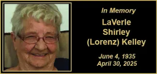 Memorial photo for LaVerle Shirley Kelley