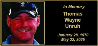 Memorial photo for Thomas Wayne Unruh