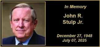Memorial photo for John R. Stulp, Jr.