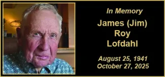 Memorial photo for James 'Jim' Roy Lofdahl